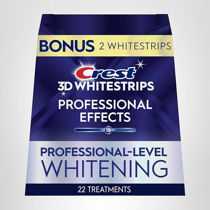 Crest 3D Whitestrips Professional Effects – Teeth Whitening Kit, 22 Treatments (20 + 2 Bonus), ... | Amazon (US)
