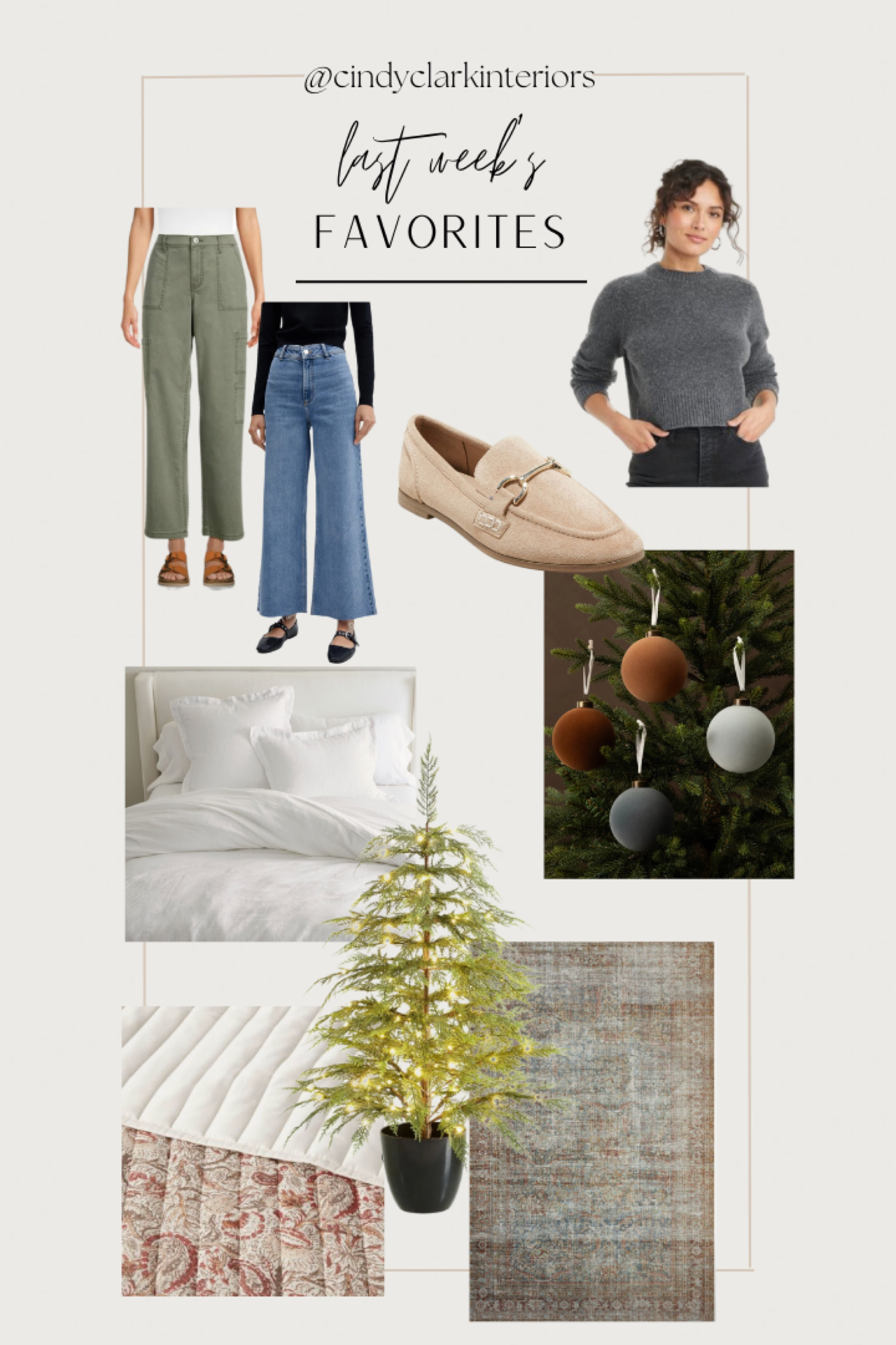 All of last week’s favorites in one place!

Christmas tree, pre lit, McGee and co, ornaments, sweater, Target, loafers, shoes, pants, mango, Walmart, cargos, rug, loloi, bedding, quilt, pottery barn

#LTKshoecrush #LTKhome #LTKsalealert