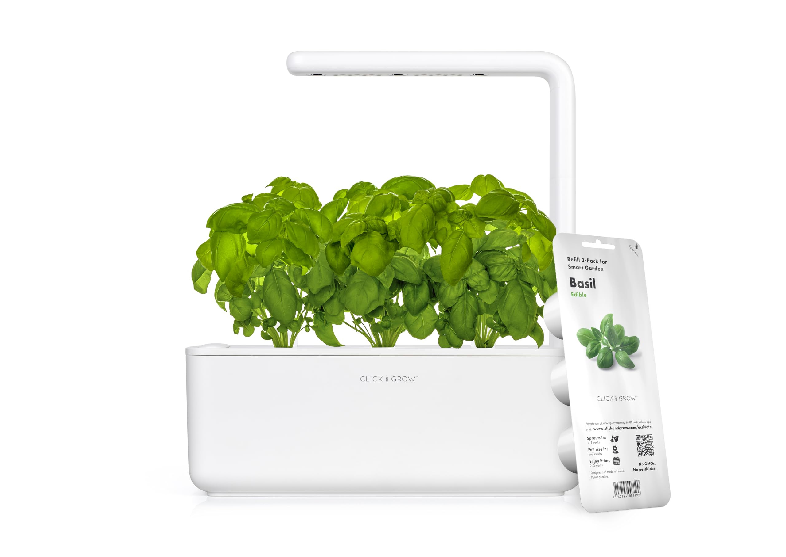 Click & Grow Indoor Herb Garden Kit with Grow Light | Smart Garden for Home Kitchen Windowsill | ... | Amazon (US)