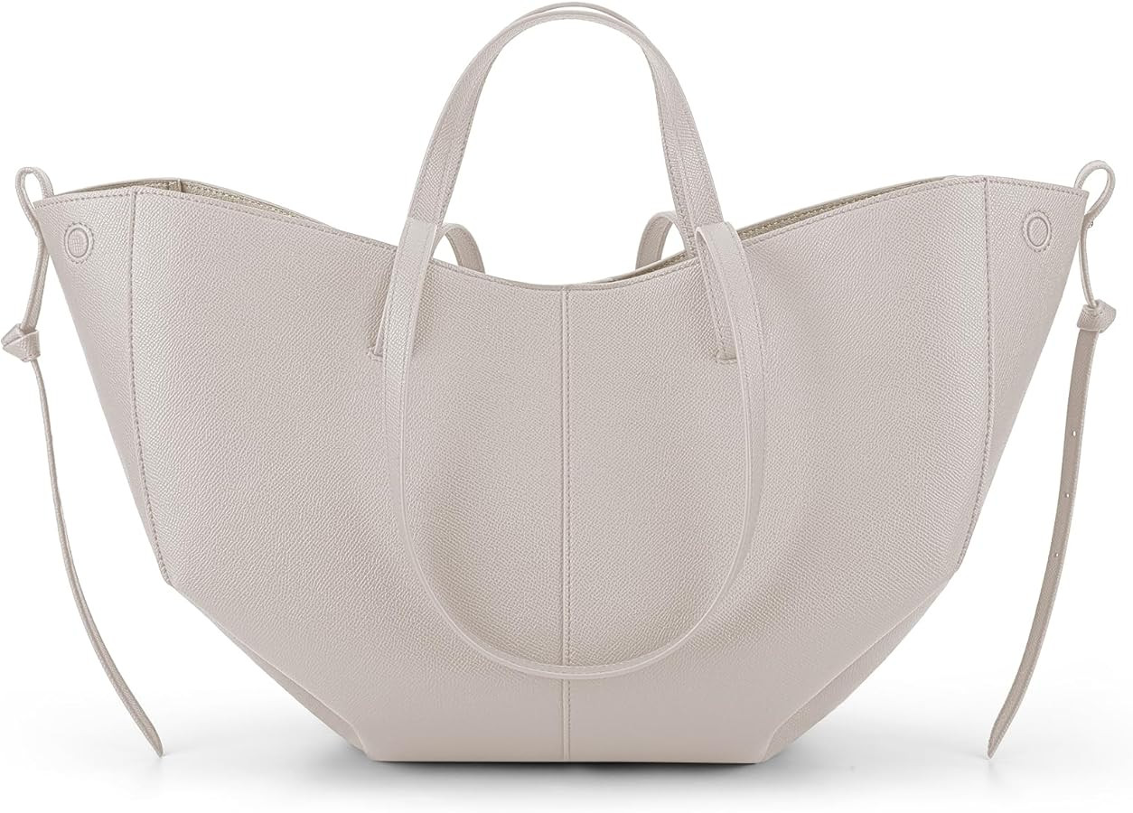 Tote Bag for Women Chic Leather Tote Handbag Fashion Large Shoulder Bags with Purse Underarm Bag ... | Amazon (US)