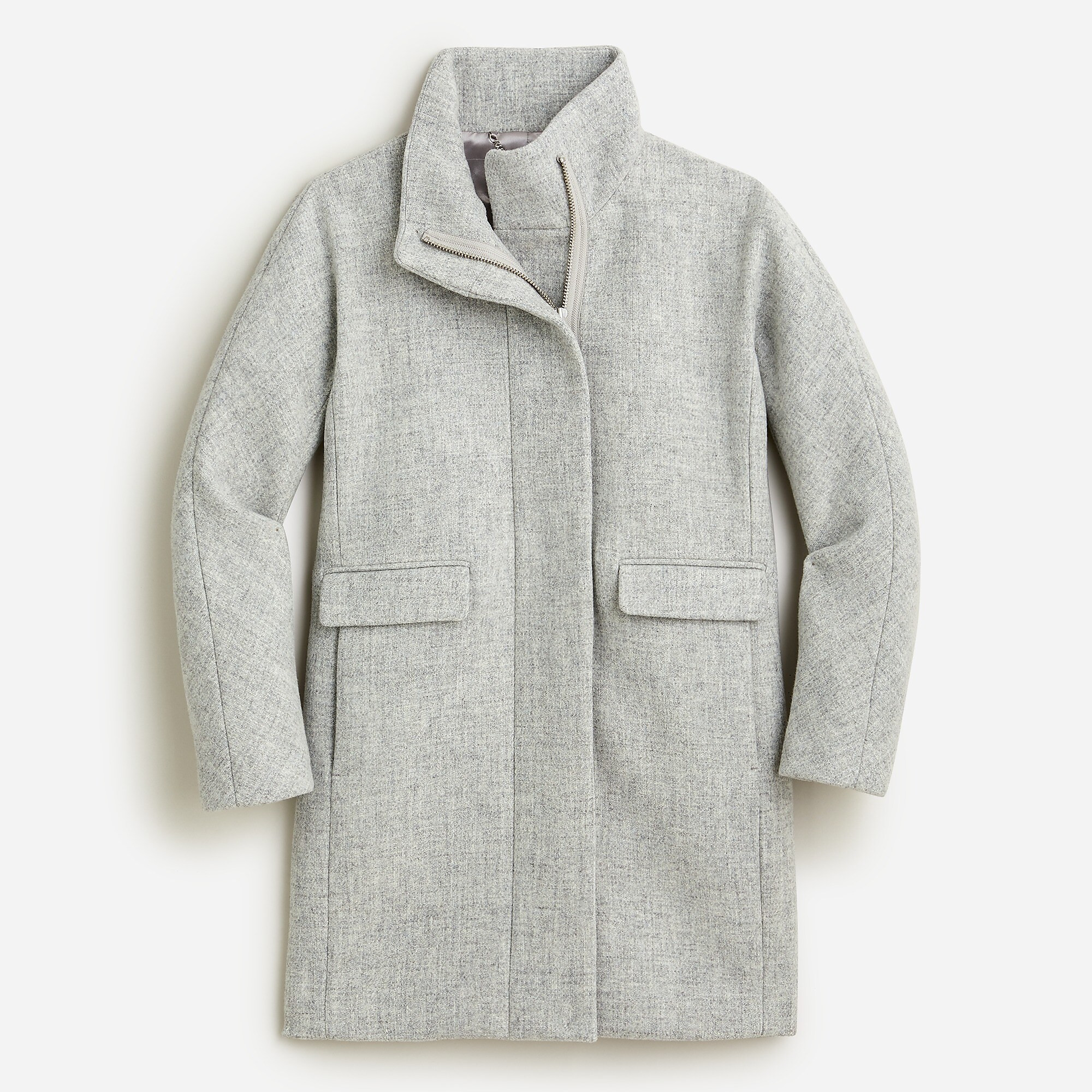 New cocoon coat in Italian stadium-cloth wool | J. Crew US
