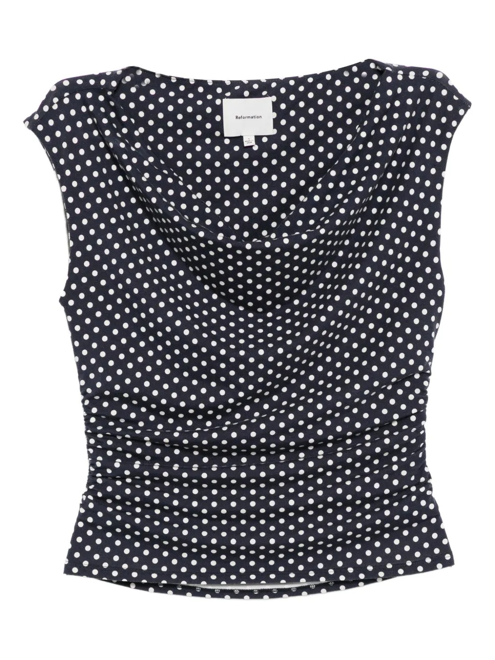 Reformation Aletta Top | Blue | FARFETCH | Farfetch Global