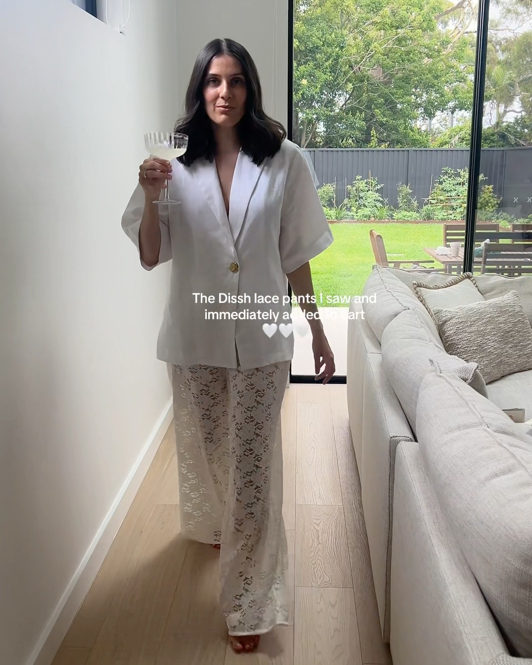 The perfect outfit for the upcoming festive season - the comfy but ever so chic Dissh Loula Lace Pant paired with the Nala white linen resort shirt. Add your favourite slides or heels and you’re good to go x 