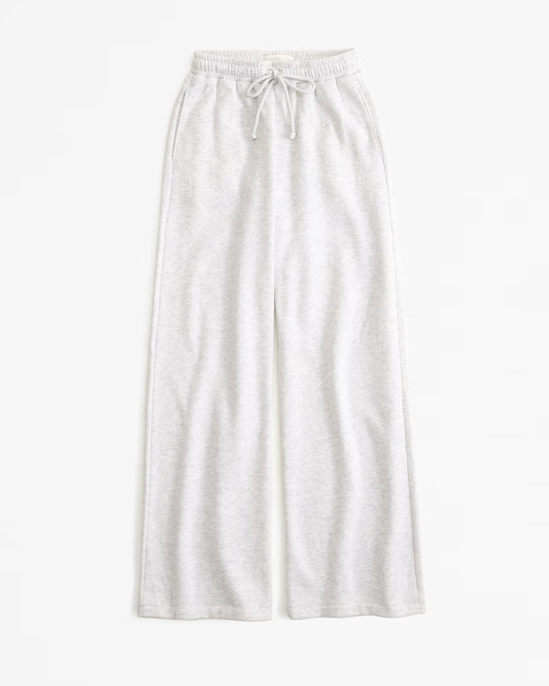 Women's Lounge Wide Leg Sweatpant | Women's Bottoms | Abercrombie.com | Abercrombie & Fitch (US)