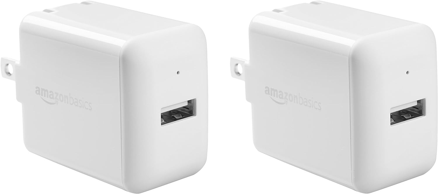 Amazon Basics 12W One Port USB-A Wall Charger (2.4A) for Phones (iPhone 15/14/13/12/11/X, Samsung... | Amazon (US)