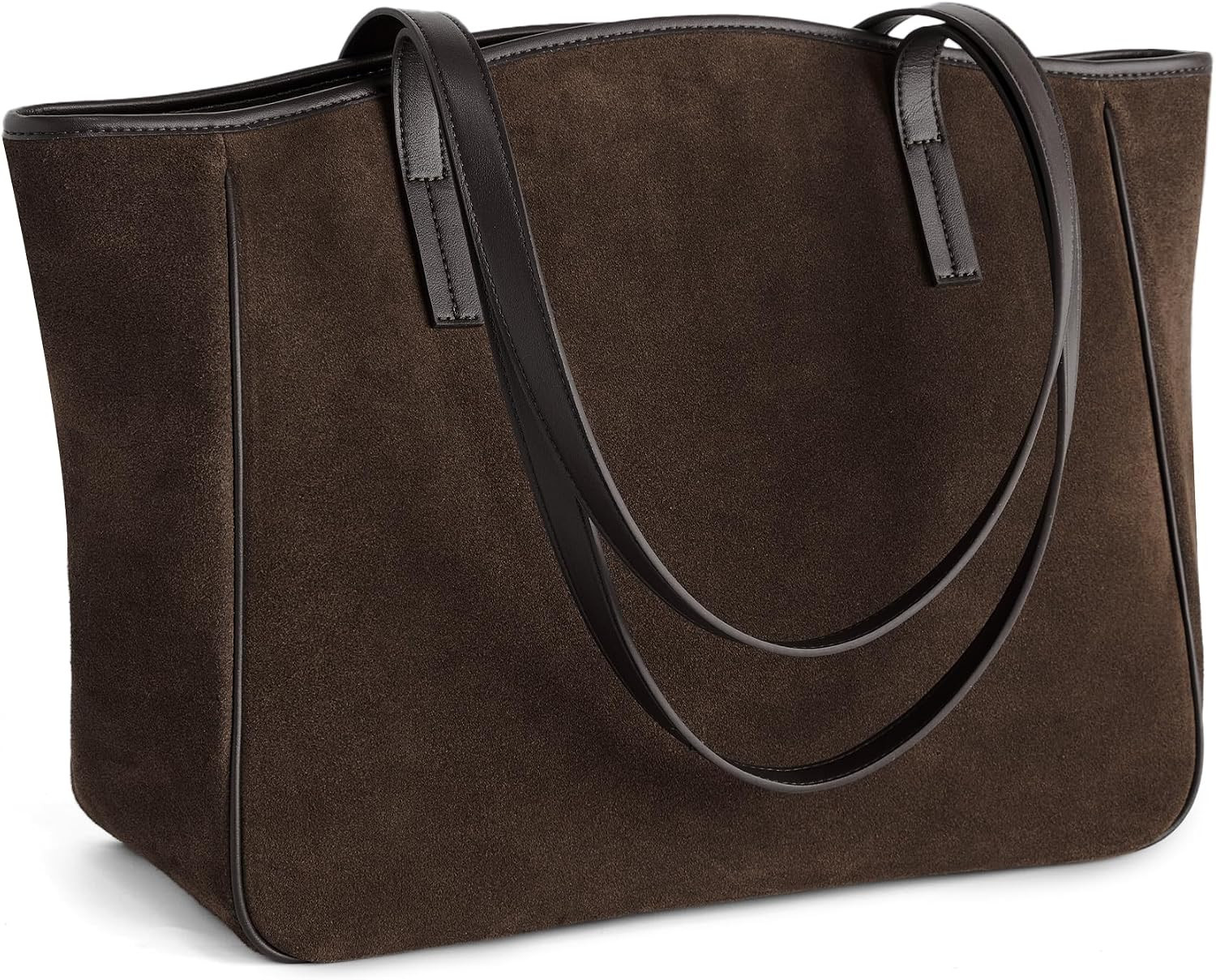 befen Genuine Leather Tote Bags for Women Zipper Handbags Luggage Sleeve | Amazon (US)