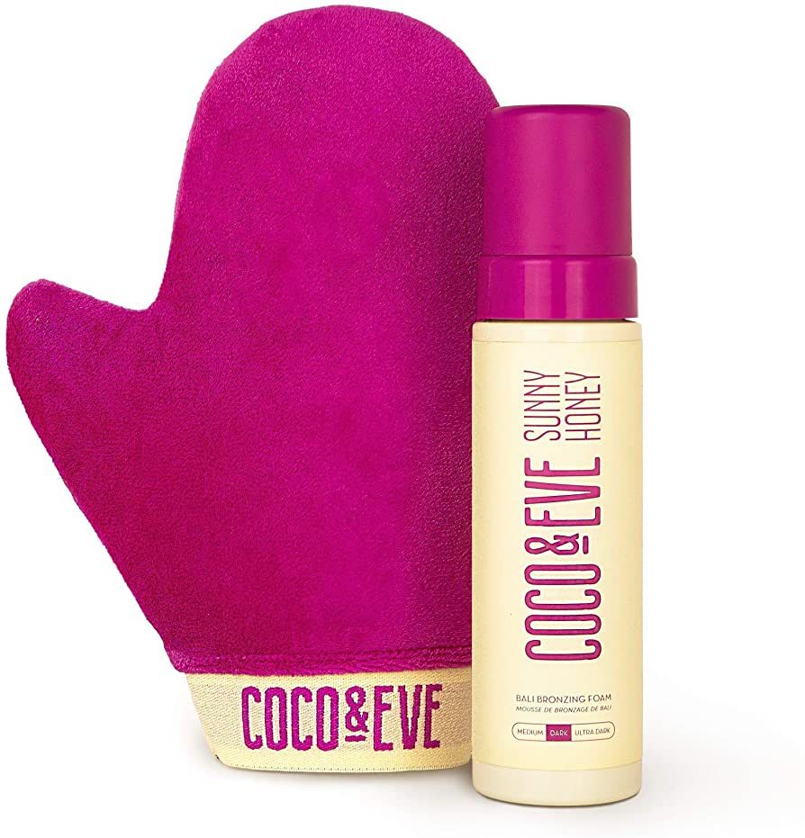 Coco & Eve Self Tanner Mousse Kit - (Medium) All Natural Sunless Tanning Mousse | Instant Self Ta... | Amazon (US)