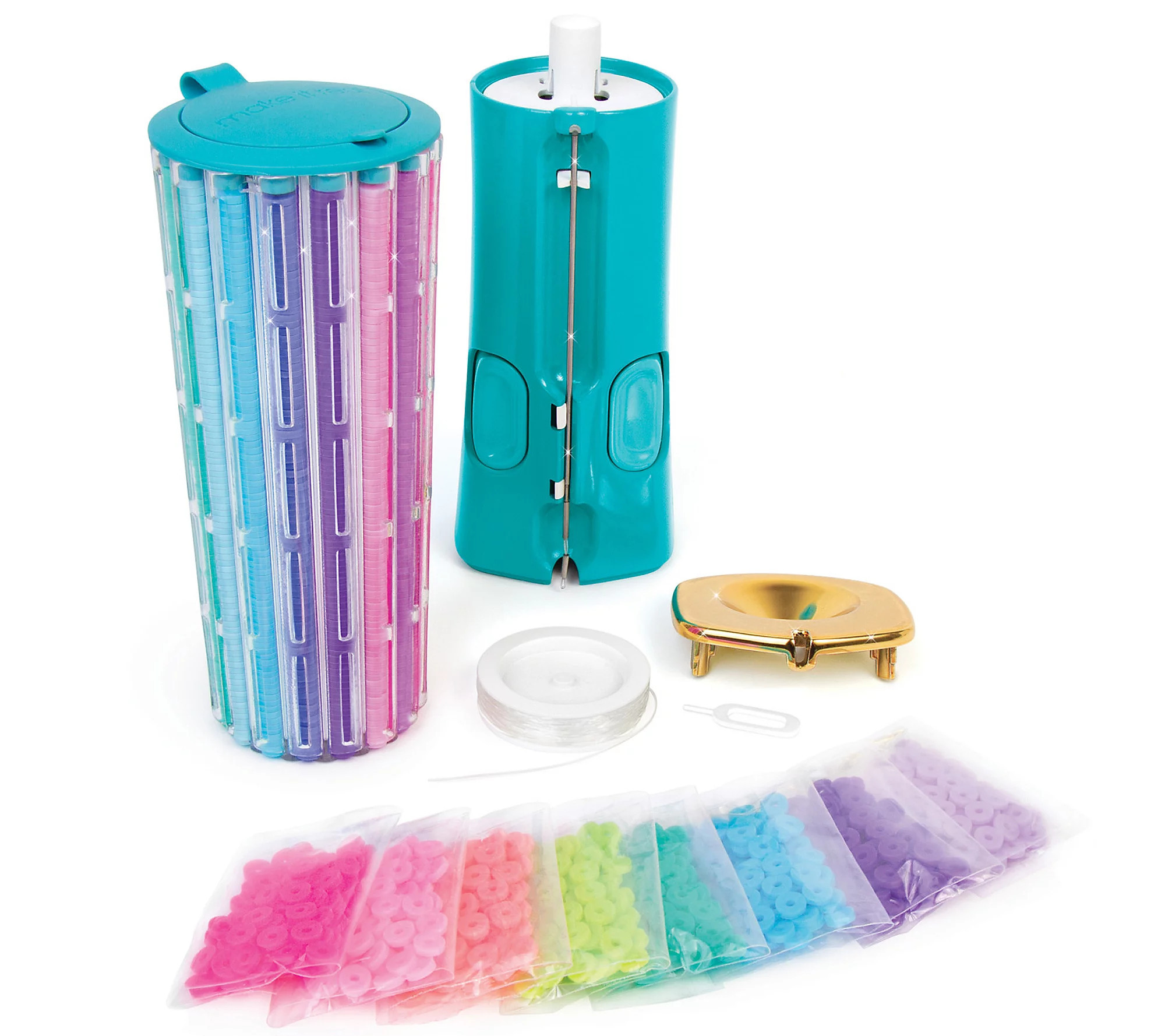 Make It Real Swift Clicks Heishi Bracelet Maker DIY Kit | QVC