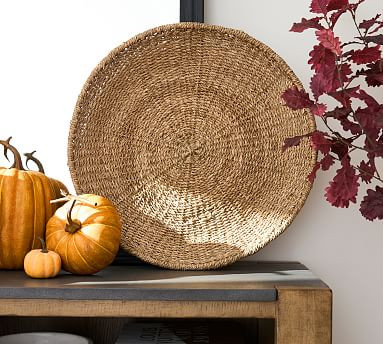 Watkins Handwoven Woven Tray - 24" | Pottery Barn (US)