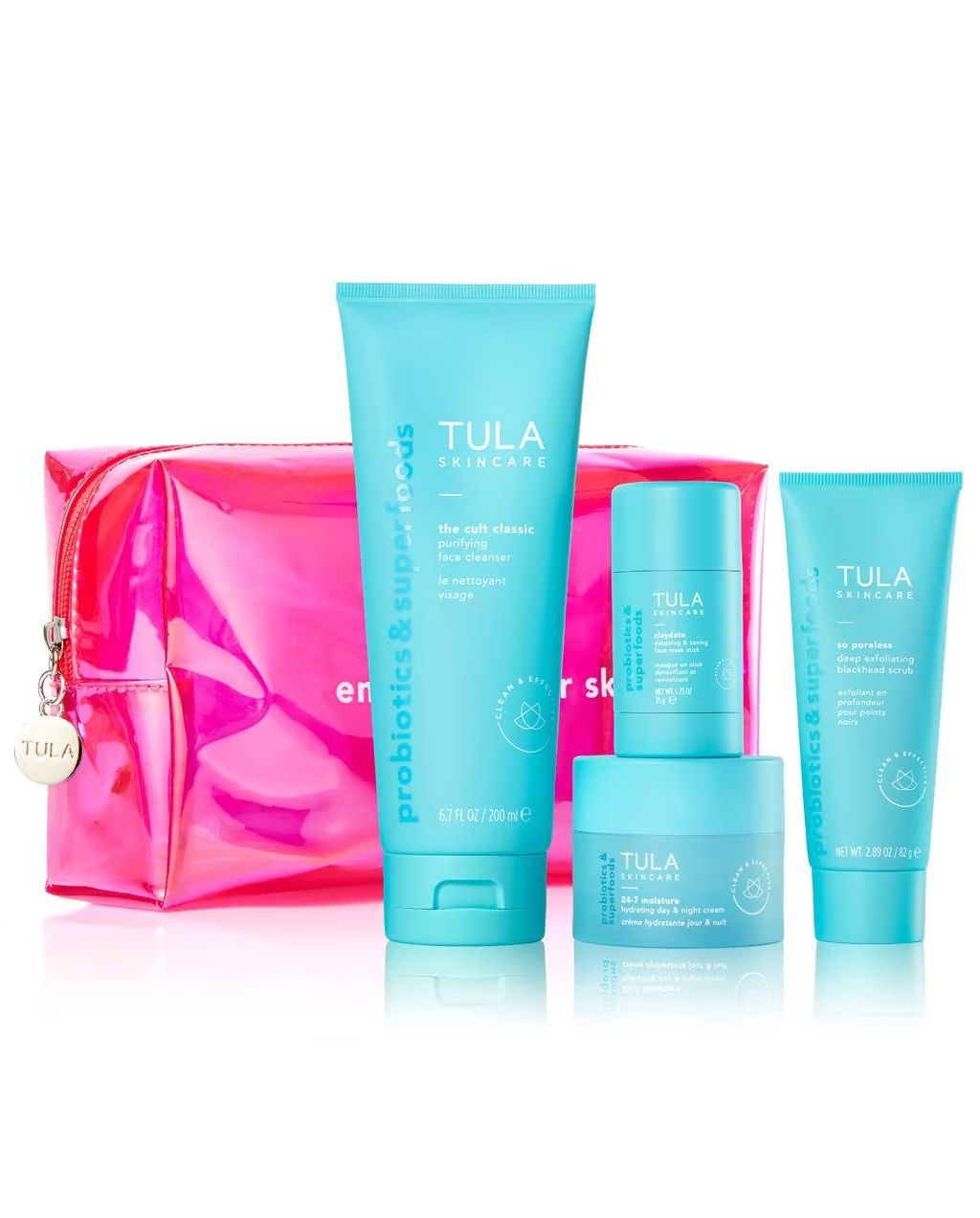 5-piece skin refining kit | Tula Skincare