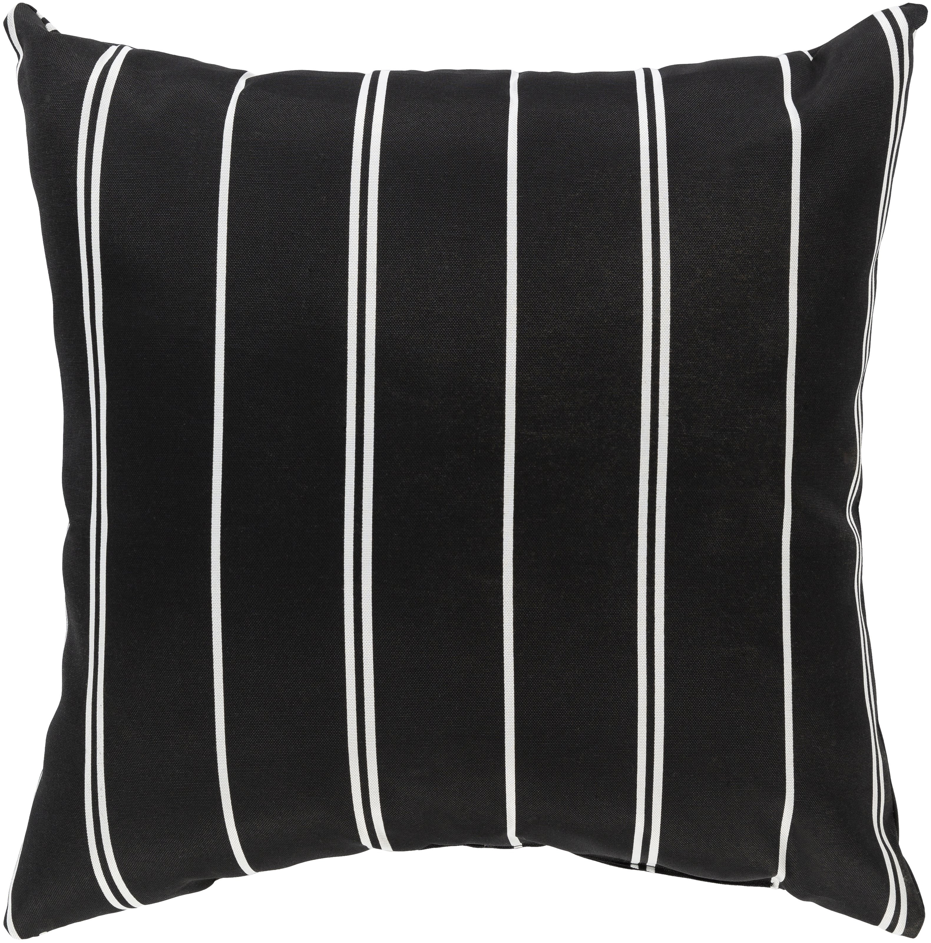 Vallarta VLT-003 Woven Pillow in Black & White in Various Sizes – BURKE DECOR | Burke Decor