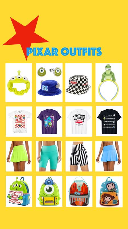 Pixar outfits 💙💛❤️