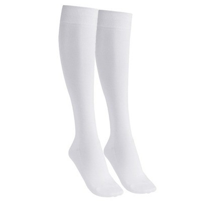 Dress Up America Cotton Knee High Socks for Adults - White | Target