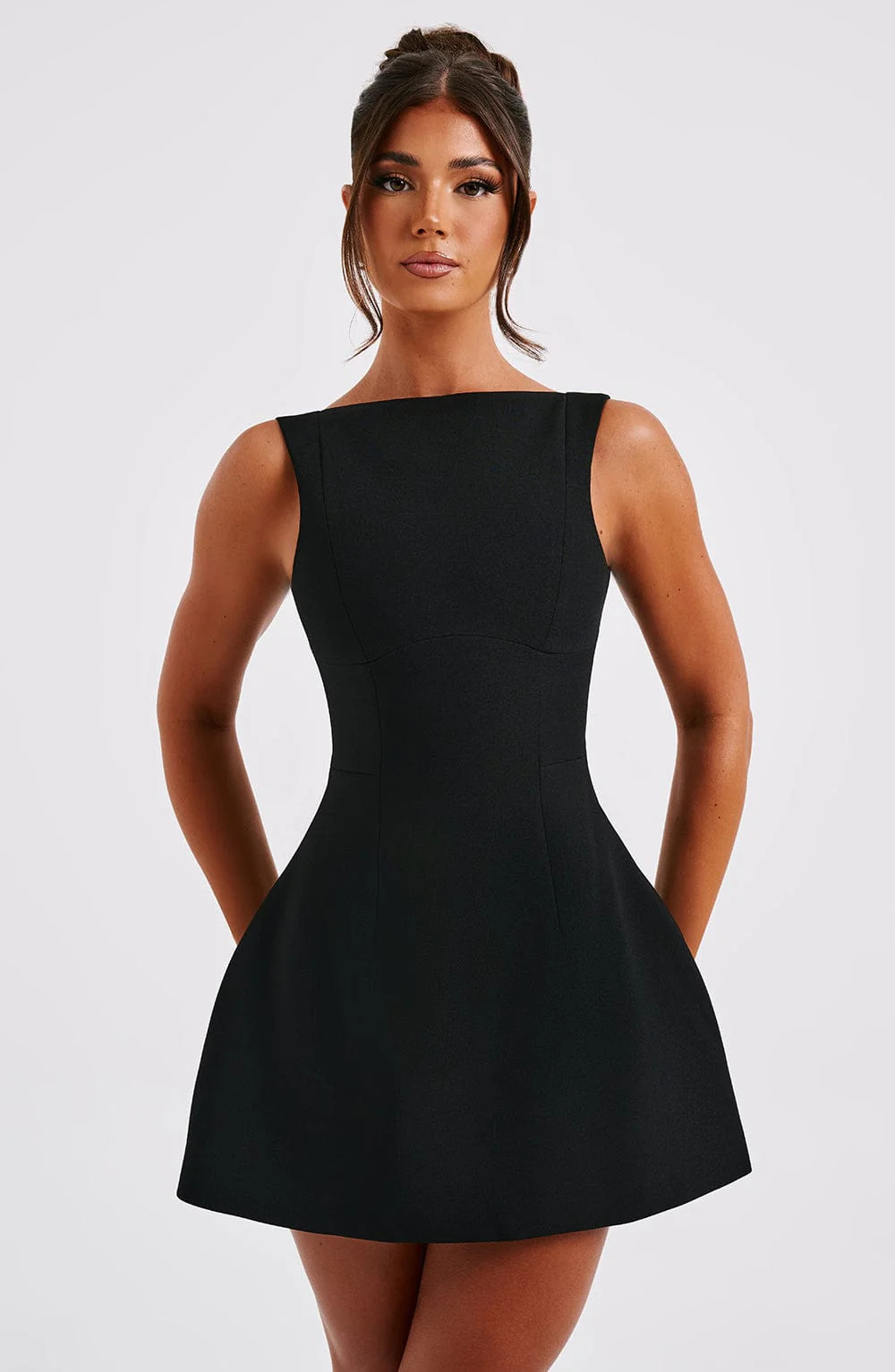 Alana Mini Dress - Black | Babyboo (global)