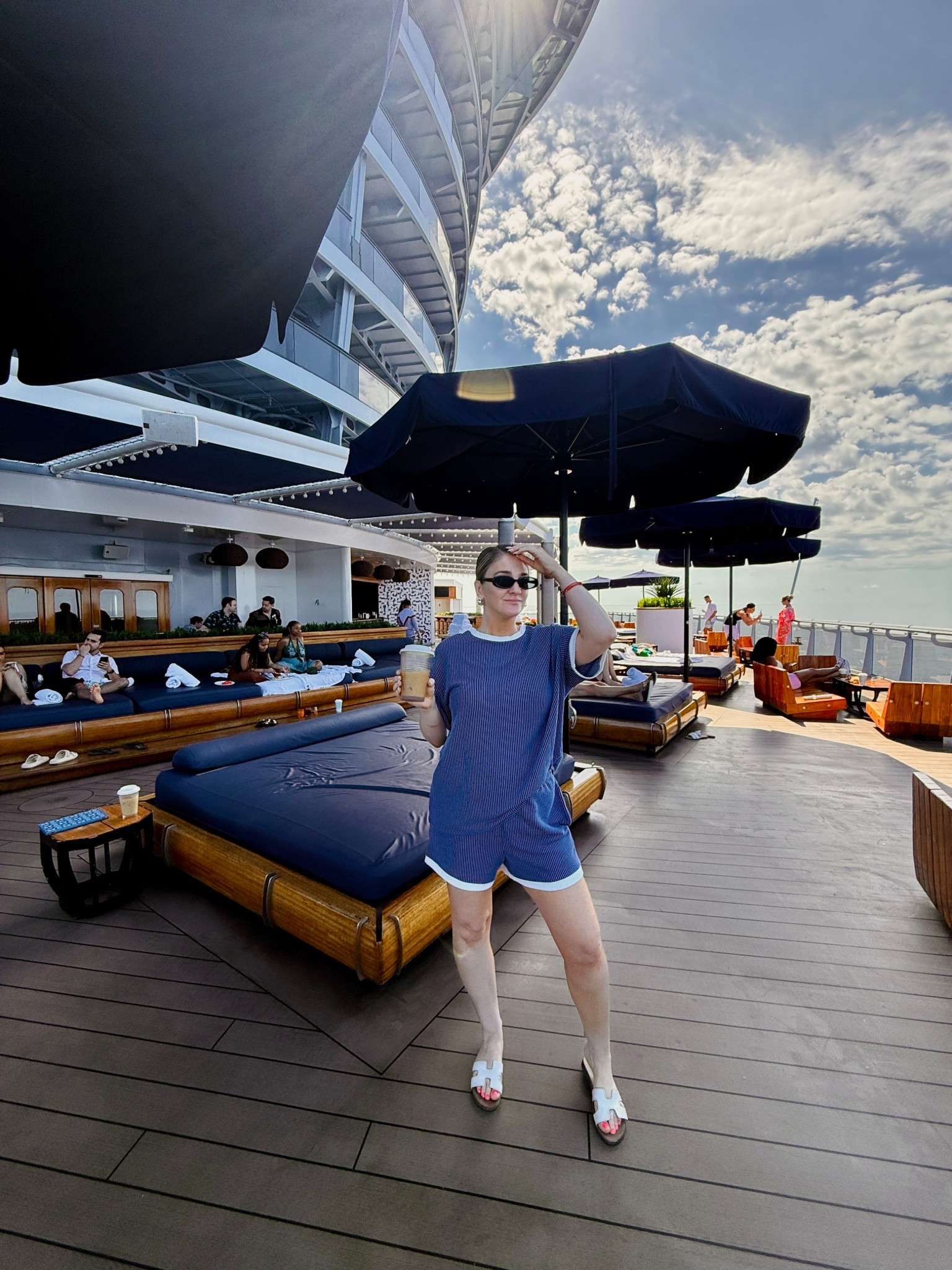 Matching set for a beach or pool day. So
Comfortable! Runs a little bit  

#LTKSeasonal #LTKSwim #LTKOver40