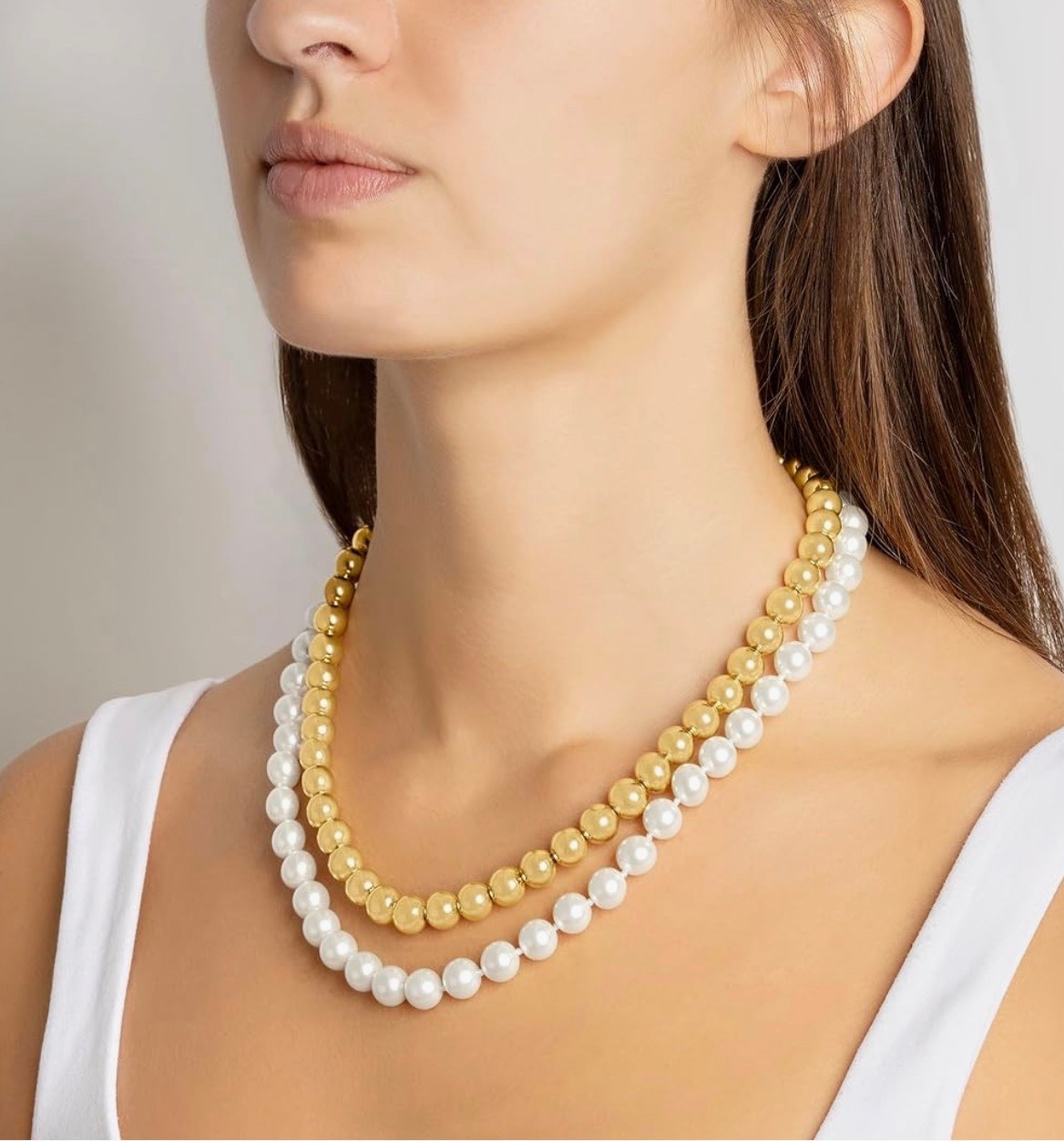 Martha Stewart Pearl and Gold Ball Necklace In Gold For Women

#LTKOver40 #LTKfitnessgoals #LTKSeasonal