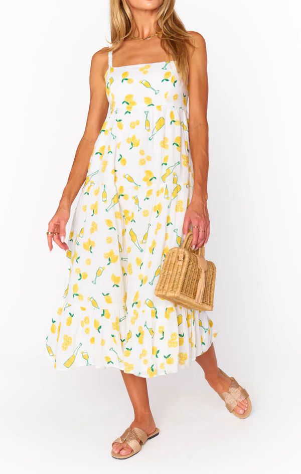 Summer Fling Midi Dress ~ Limoncello Embroidery | Show Me Your Mumu