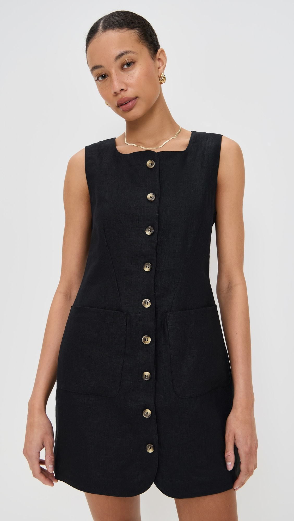 Emma Button Down Mini Dress | Shopbop