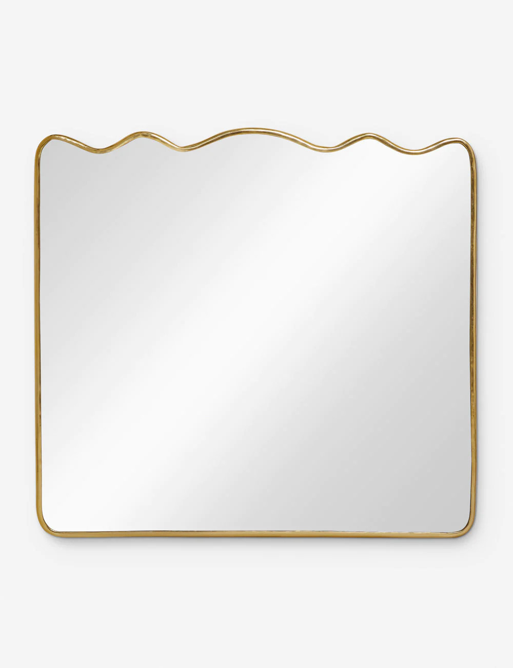 Rook Mantel Mirror by Sarah Sherman Samuel, Gold | Lulu and Georgia 