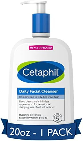 Face Wash by CETAPHIL, Daily Facial Cleanser for Sensitive, Combination to Oily Skin, NEW 20 oz, ... | Amazon (US)