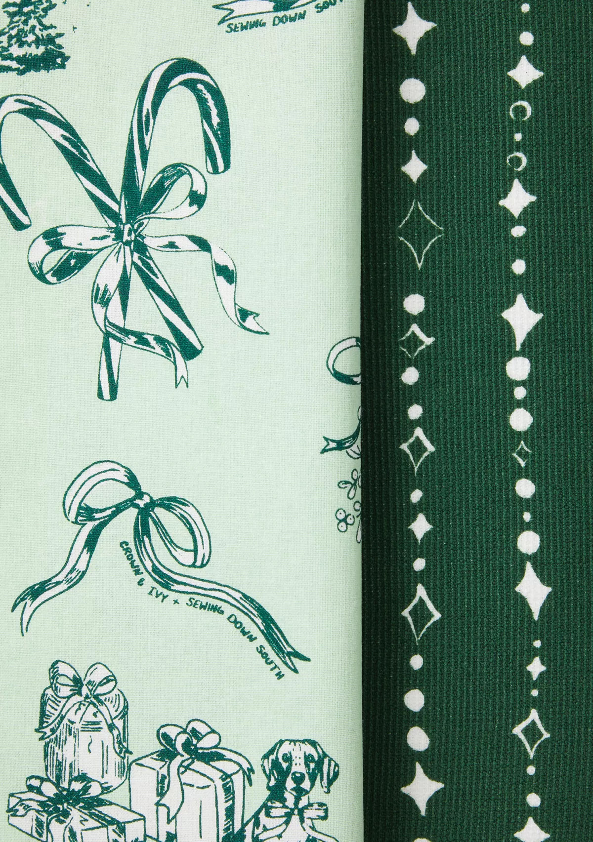 Sewing Down South x Crown & Ivy™ Sew Festive Tea Towels - 2 Pack | Belk