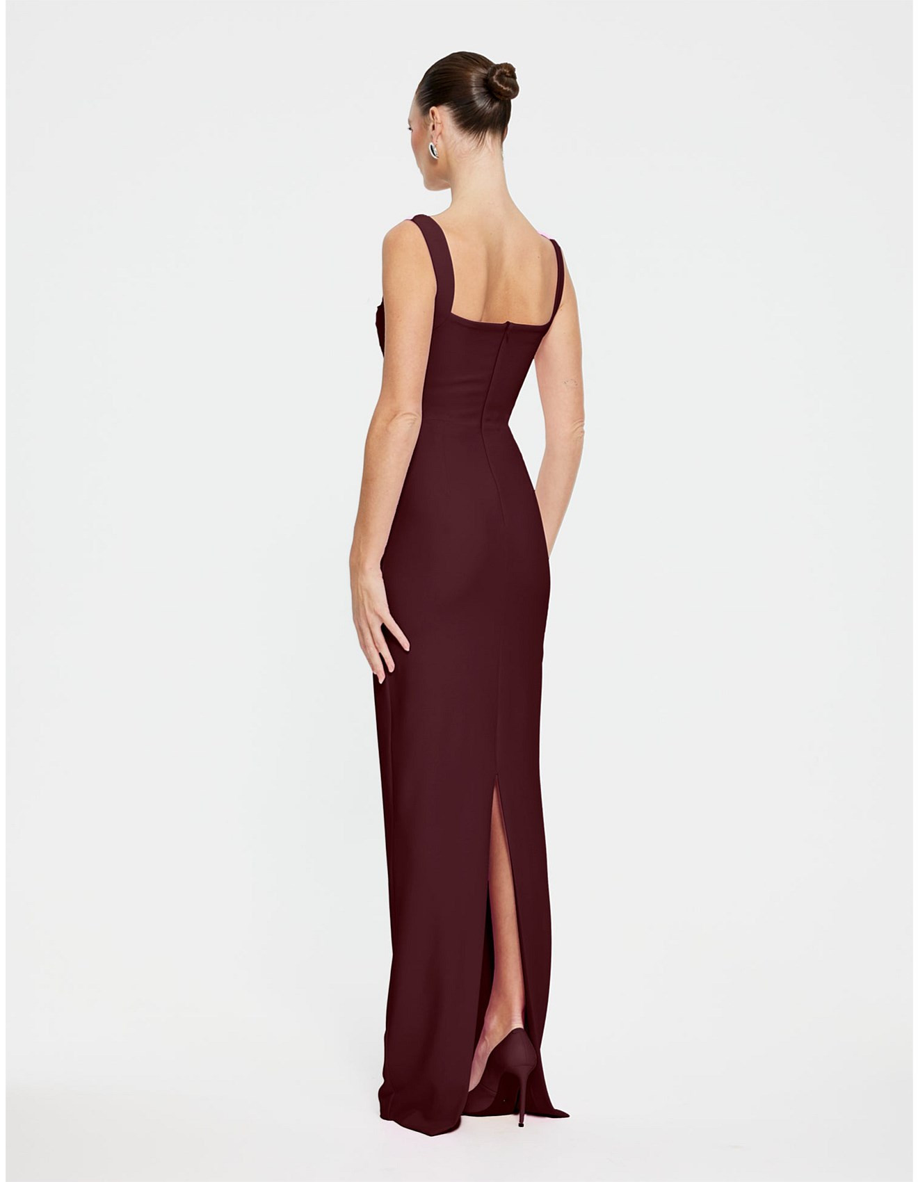 Marbella Bustier Crepe Gown Dress | David Jones (Australia & New Zealand)