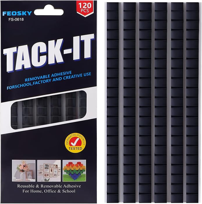 Adhesive Poster Sticky Tack Putty, Reusable and Removable Adhesive Putty, 120PCS, Mounting Putty ... | Amazon (US)