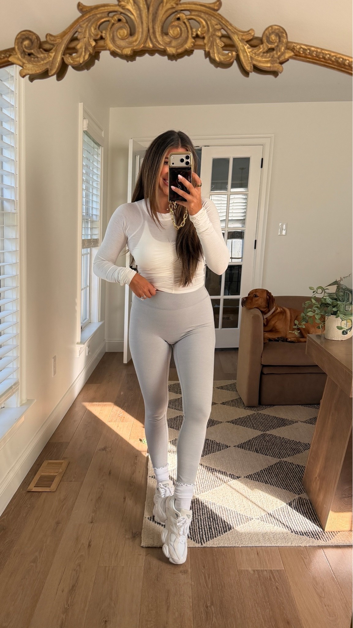 Ootd Workout Outfit active wear. Med leggings small top

#LTKOver40 #LTKActive #LTKfitnessgoals
