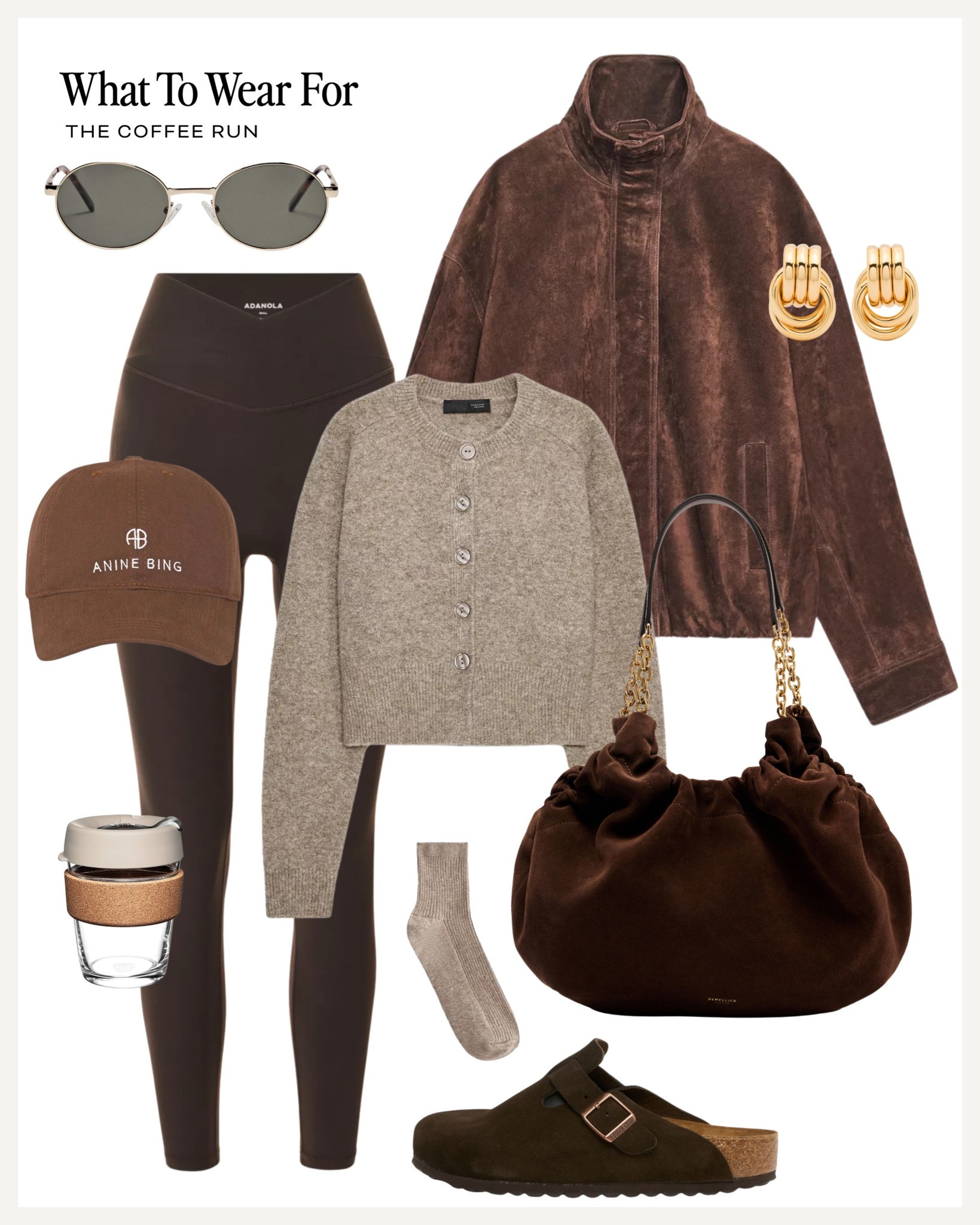 Autumn outfits 🍂

Neutral style / casual outfits / suede jacket / brown leggings / Zara outfits / Birkenstocks 

#LTKuk #LTKautumn