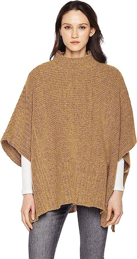 Beautiful Nomad Knit Poncho Pullover Shawl Wrap Sweater for Women | Amazon (US)