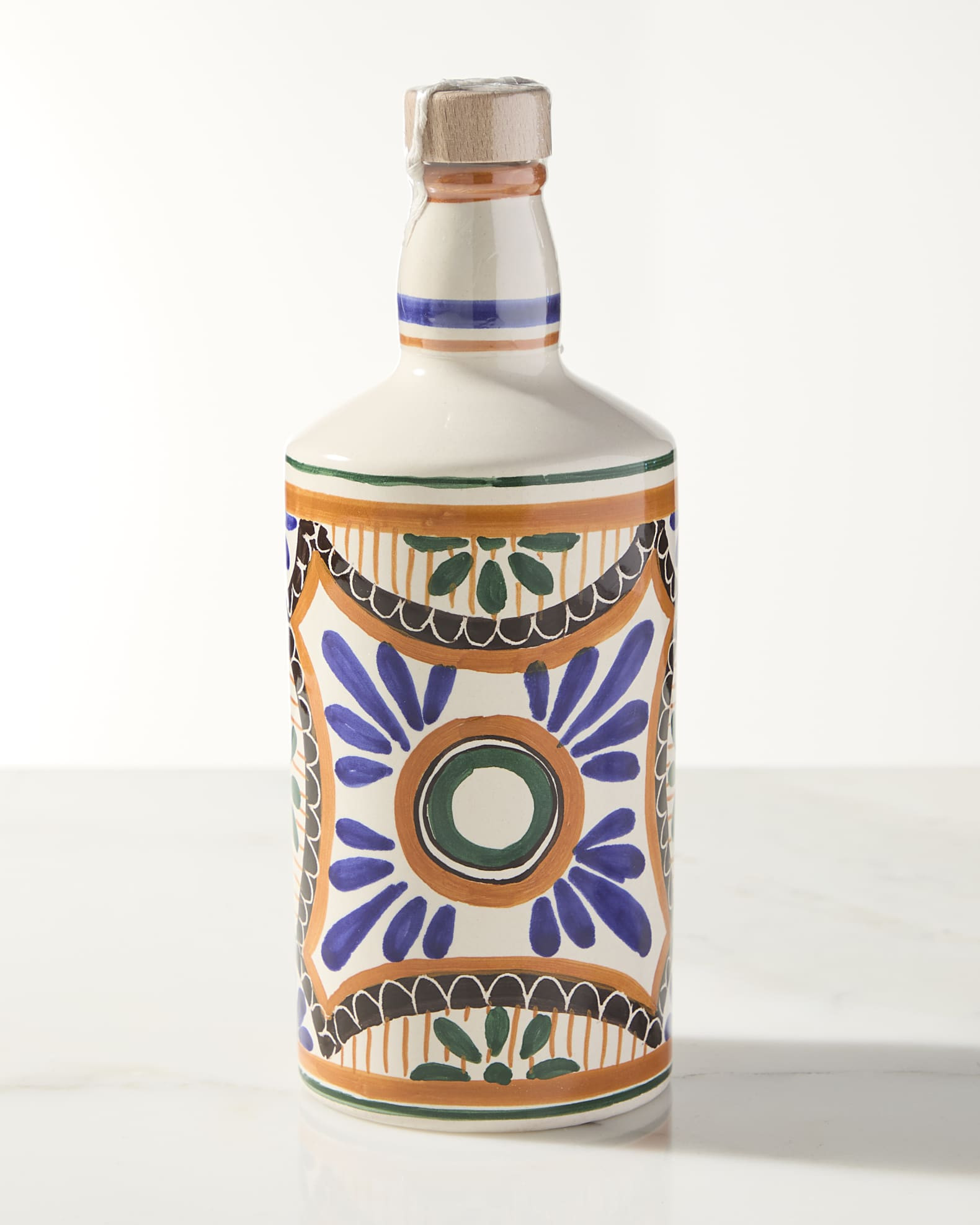 Centonze Extra Virgin Olive Oil in "Green Circle" Barocco Bottle, 101.4 oz. | Neiman Marcus