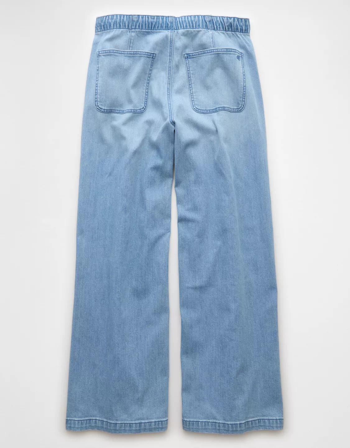 AE Dreamy Drape Low-Rise Ultra Wide-Leg Pull-On Jean | American Eagle Outfitters (US & CA)