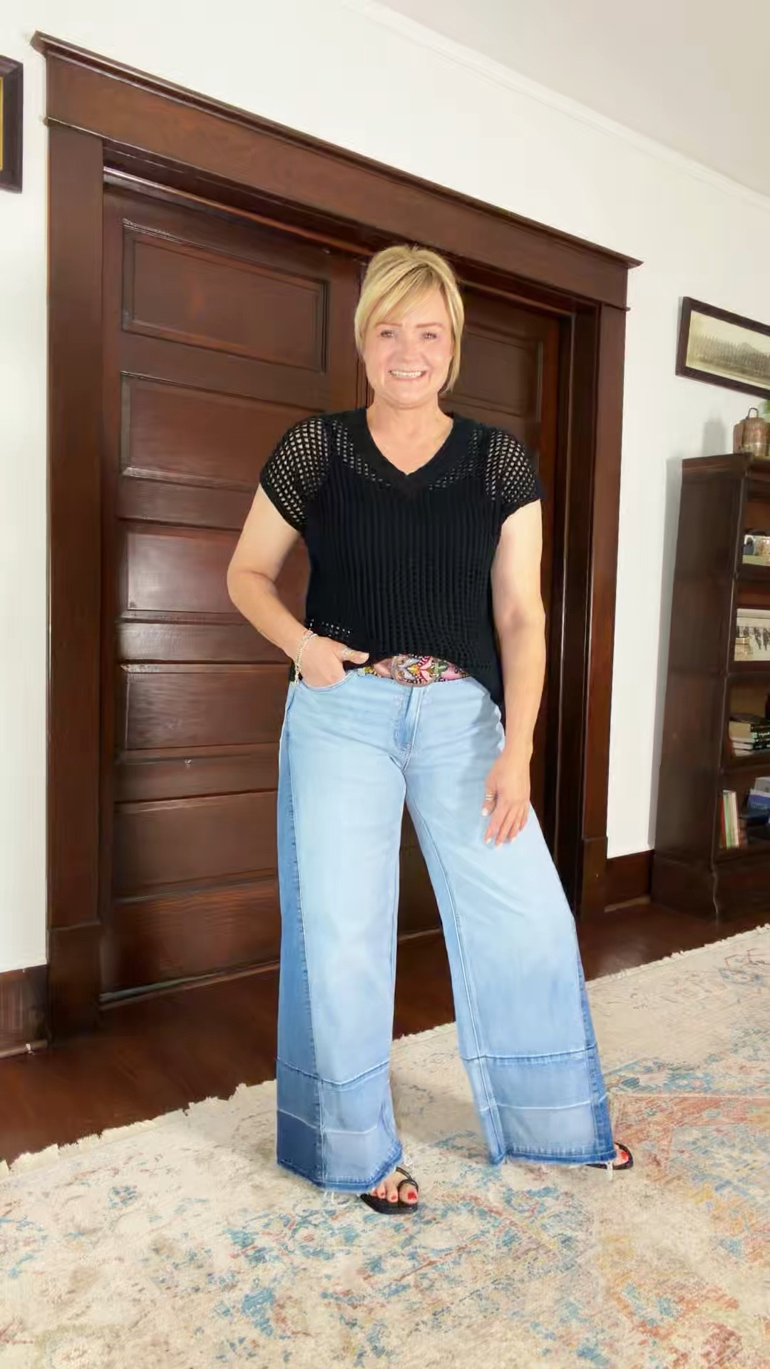 OOTD 
Wearing my true size in the sweater (loose but not oversized) and jeans.

#LTKootd
