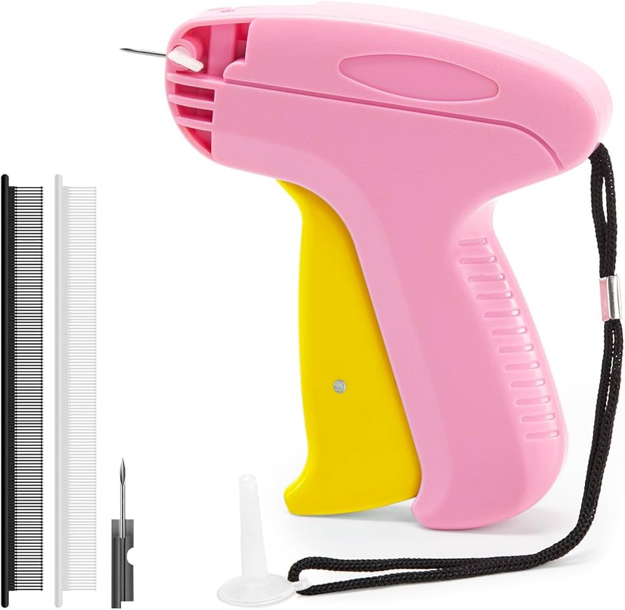 Stitch Gun for Clothes, Quick Clothing Fixer, Tagging Gun for Clothing, Includes 2 Fine Needle, 1... | Amazon (US)