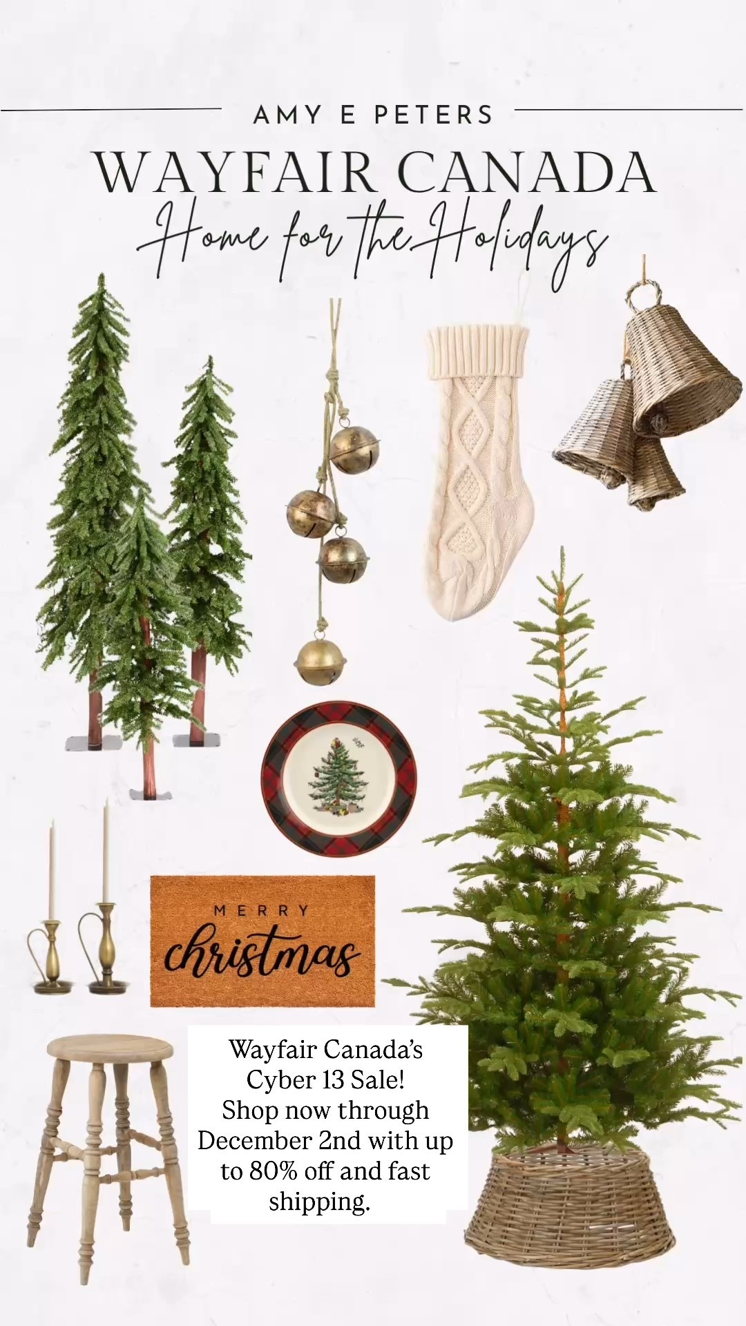 Getting our home holiday-ready with @wayfaircanada 🎄✨
The Cyber 13 Sale is here — save up to 80% on furniture, rugs, lighting, holiday decor and more. Everything you need to host and celebrate in style.
Shop now  through December 2, with fast shipping to your door.
#WayfairCAPartner #WayfairCAHome
