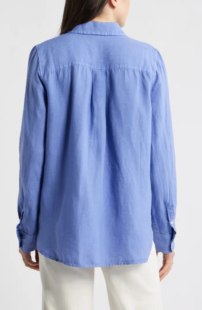 Caslon® Casual Linen Button-Up Shirt | Nordstrom | Nordstrom
