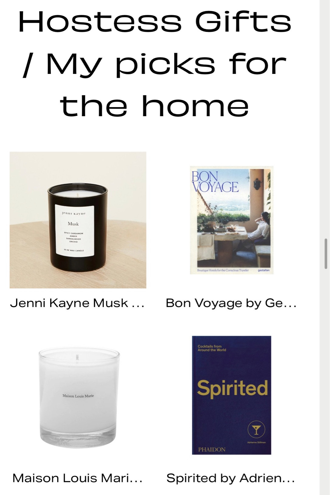 Most linked here or will be linked on my website soon!