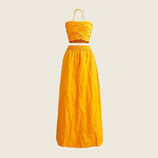 Collection textured satin skirt set | J.Crew US