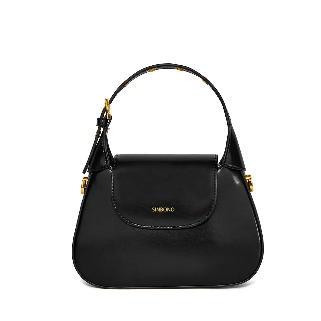 SINBONO Luxury Designer Black Bag- Women's Alice Top Handle Bag | SINBONO INC.