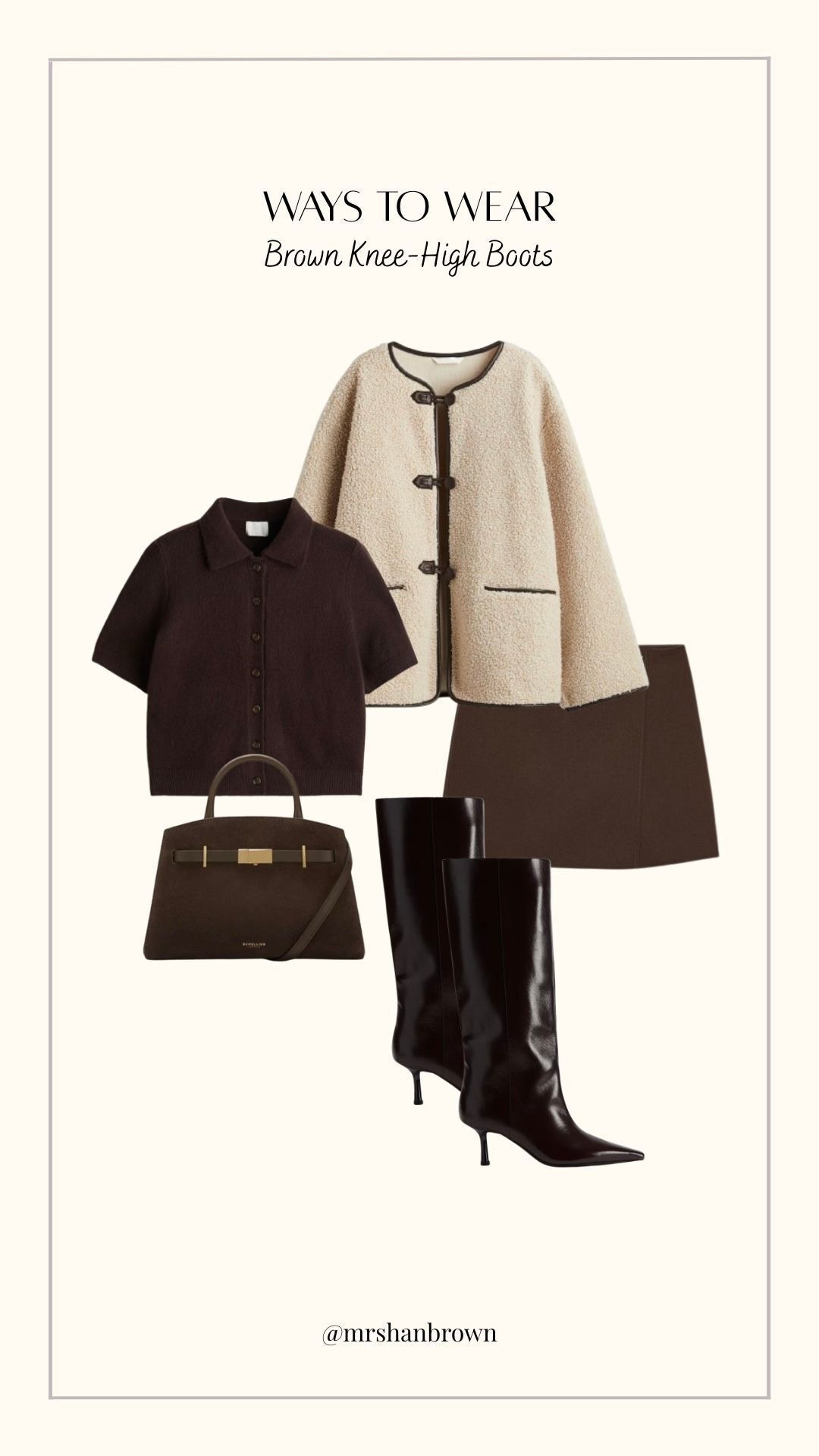 A way to wear these gorgeous knee-high boots 😍 

Brown boots, chocolate brown, Teddy jacket, fleece, DeMellier, brown skort 

#LTKstyletip #LTKuk #LTKautumn