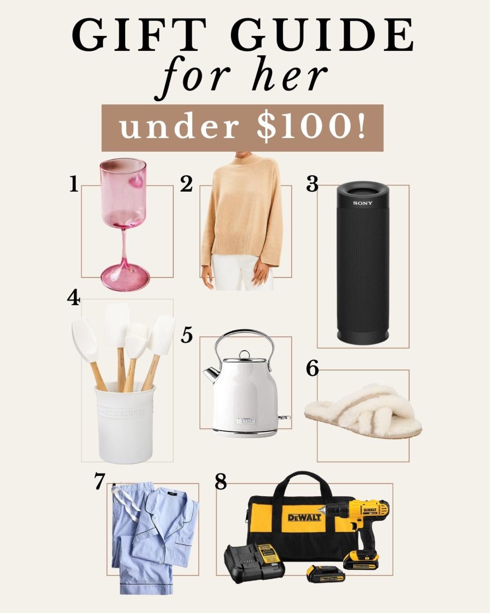 Gifts for her ideas, gifts for her under $100

#LTKfindsunder100 #LTKGiftGuide #LTKHoliday