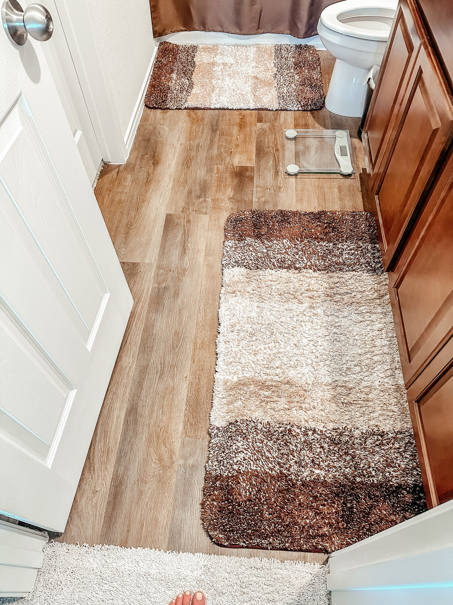 Amazon bathroom rugs // wash super well! Wash on delicate in cold water, tumble dry on low (might have to run them twice)

#LTKhome #LTKunder50 #LTKfamily