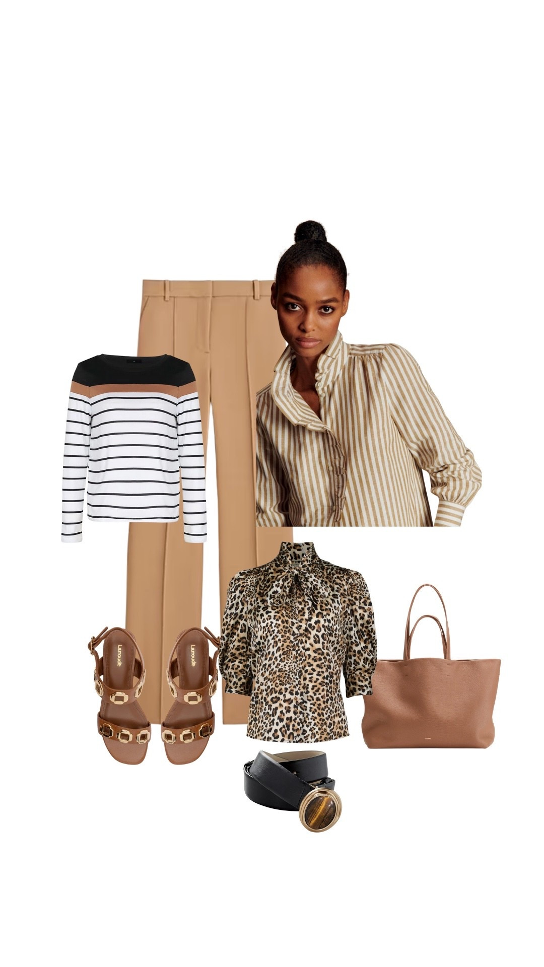 Khaki clothing looks great with prints too! Animal prints, stripes and florals!! Khaki is the perfect spring neutral!

#LTKOver40 #LTKSeasonal