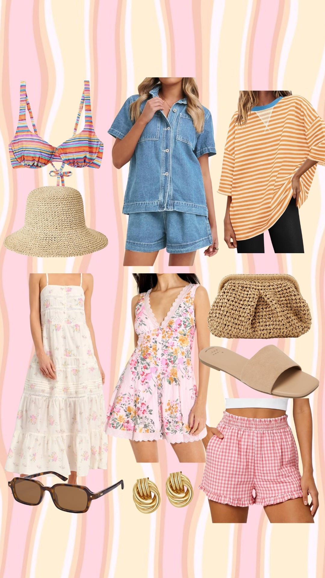 Colorful and fun summer pieces in my cart! 🧡