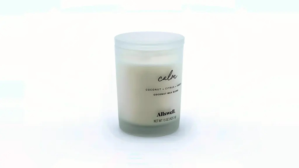 Allswell Calm (Coconut + Citrus + Amber) Scented 2-Wick Spa Jar Candle, 15.2 oz | Walmart (US)