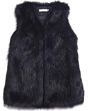 Youhan Women's Faux Fur Vest Coat Sleeveless Jacket | Amazon (US)