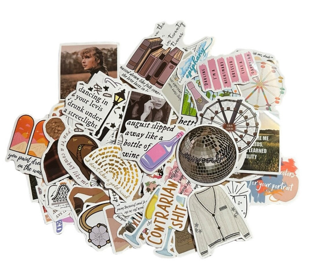 Sticker Lyrics Taylor Swift Eras Tour Swiftie Folklore Evermore Era - Etsy | Etsy (US)