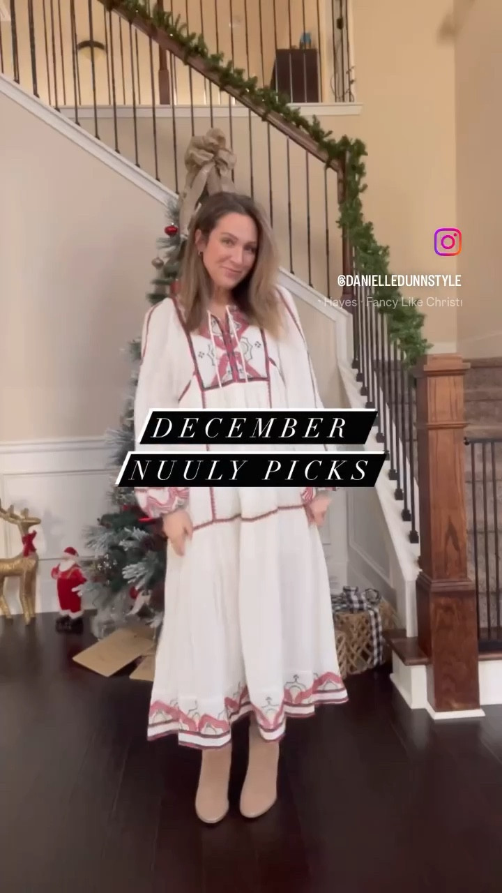 Level 10 excited for my December Nuuly! Can’t wait to style all of these so many ways this month! 😍 Which one should I style first?! 

Wearing XS in everything. Would have gotten a Small in the fringe sweater for a more oversized look though, Nuuly just didn’t have anymore smalls. It is fully stocked on Anthropolgie’s site though 🙌🏼 Green pants fit TTS - and vv stretchy! I’m almost tempted to say they are same level as leggings! 😍

Winter Outfits | Fall Outfits | Holiday Outfits | Free People 

#LTKshoecrush #LTKSeasonal #LTKfindsunder100