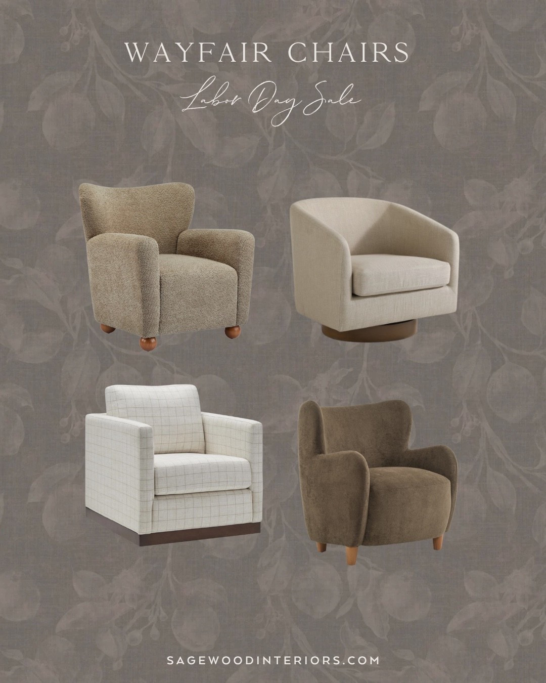 Accent chairs on sale for Labor Day and we use for staging and design. 

Sale, chair, accent, affordable, upholstered

#LTKHome #LTKSaleAlert