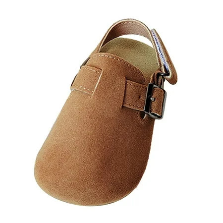 Rushawy Kids Suede Clogs Adjustable Cute Kids Clogs for Child Indoor Toddlers 26 | Walmart (US)